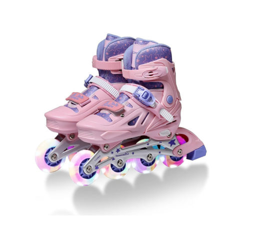 Picture of Adjustable Pink Roller Skates