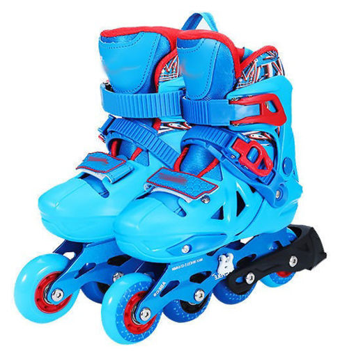 Picture of Adjustable Blue Roller Skates